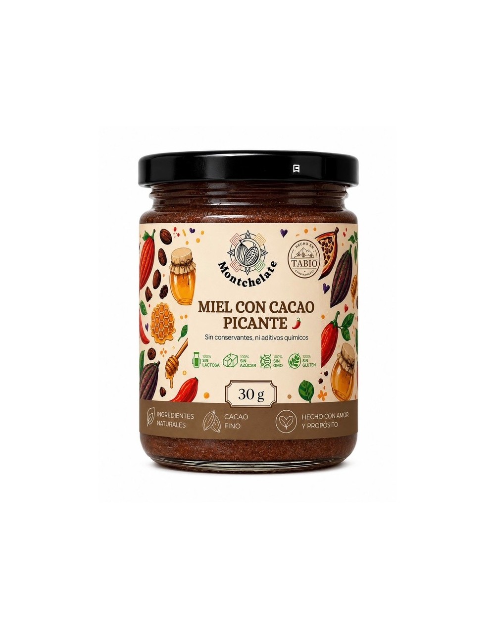MIEL CON CACAO PICANTE 30G