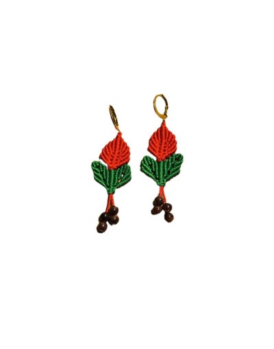 Aretes flor 