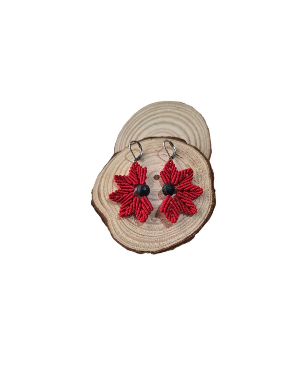 Aretes hoja viva 