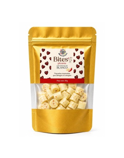 BITES CHOCOLATE BLANCO PICANTES 30G