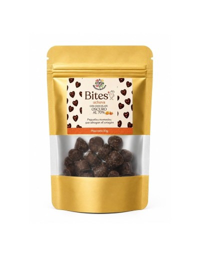 BITES CHOCOLATE AL 70% CON UCHUVA 30G