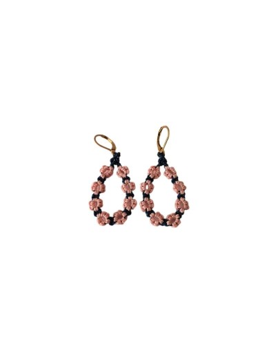Aretes jardín de hilo 