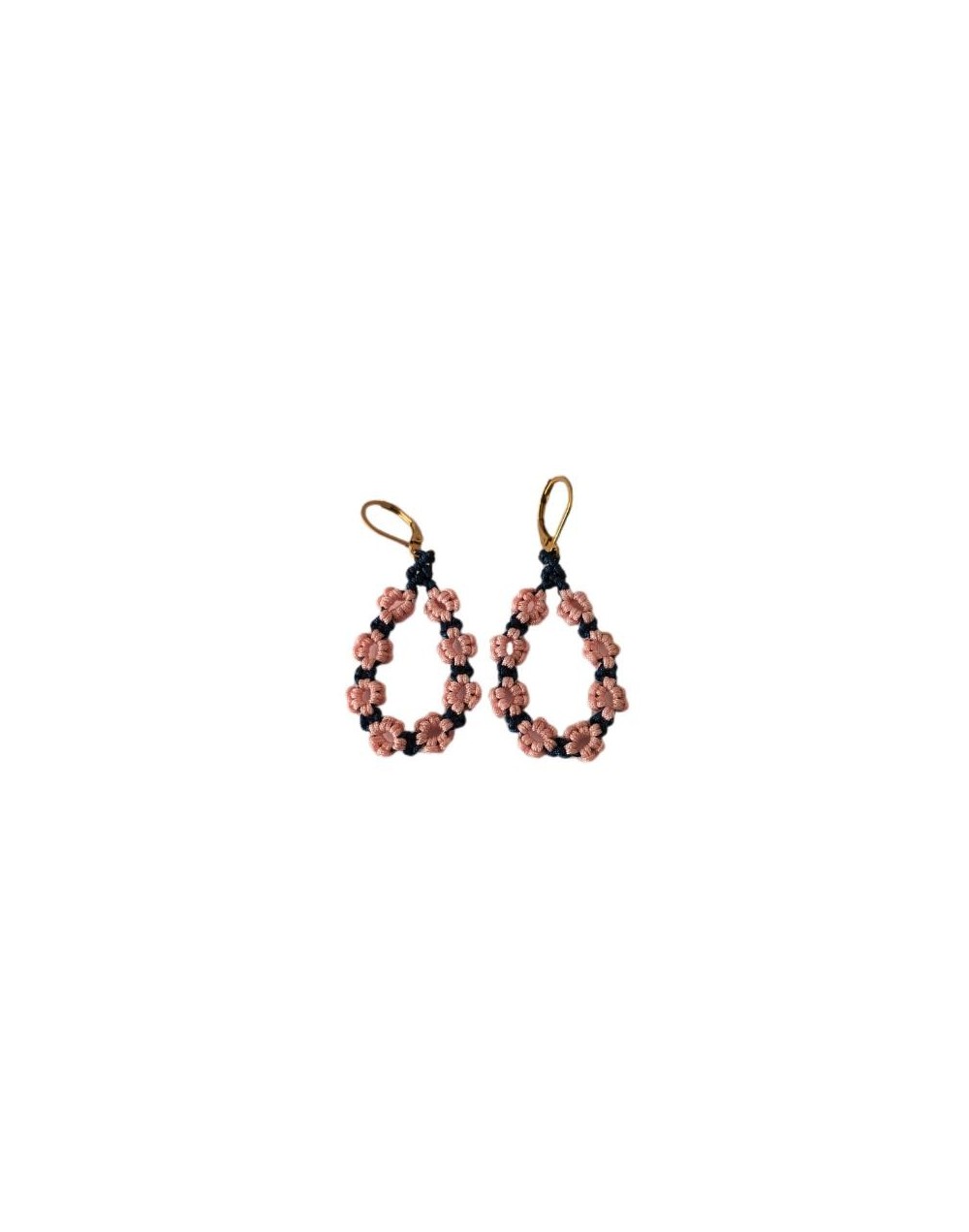 Aretes jardín de hilo 