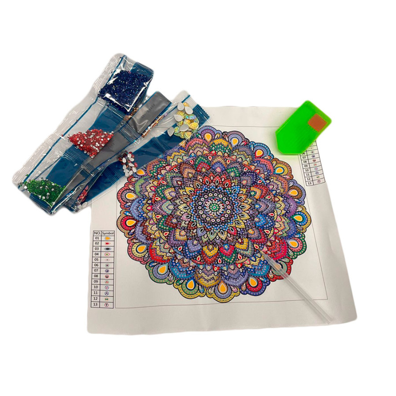 Mandala para la felicidad kit de diamond painting
