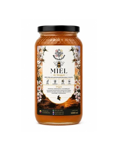 MIEL NATURAL FLORAL ORGÁNICA 1000ML