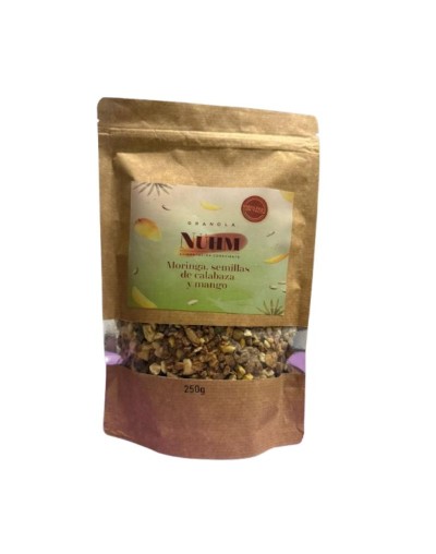 GRANOLA SABOR MANGO, MORINGA Y SEMILLAS DE CALABAZA 250g