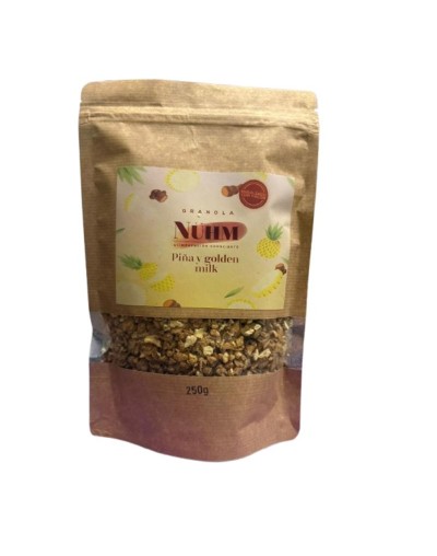 GRANOLA SABOR PIÑA Y GOLDEN MILK 250g