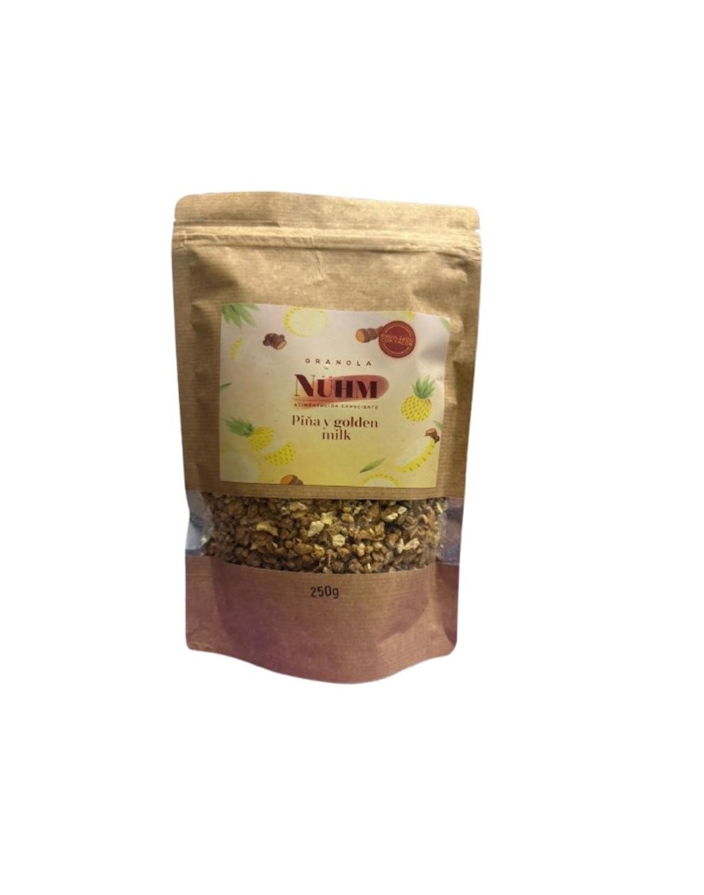 GRANOLA SABOR PIÑA Y GOLDEN MILK 250g