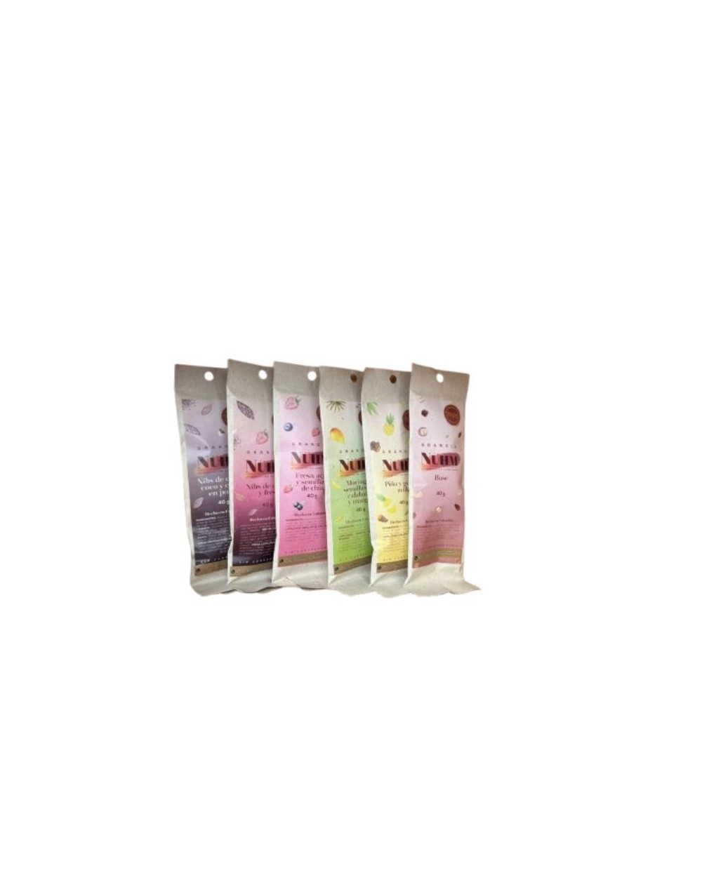 SIX PACK SABORES VARIADOS 40g(C/U)