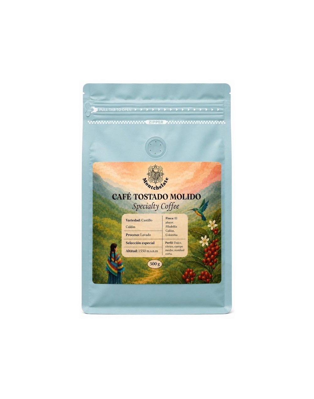 CAFE TOSTADO MOLIDO 500G