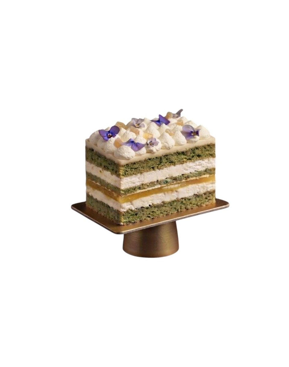 Layer cake de te de coca , guayaba agria y limón mandarino 