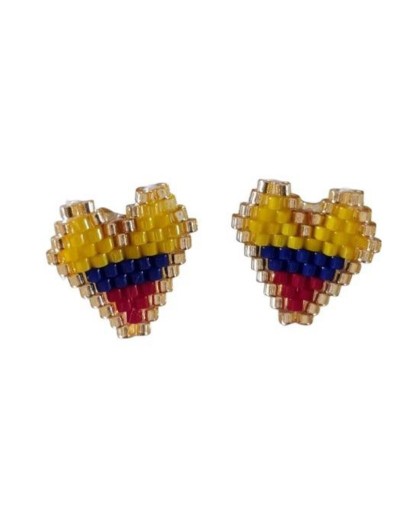 Aretes corazon 
