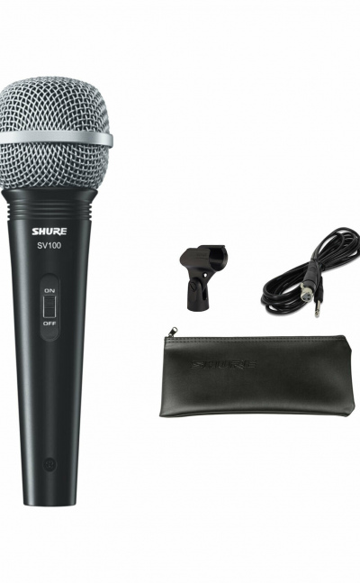 Microfono shure ref: sv100 con cable