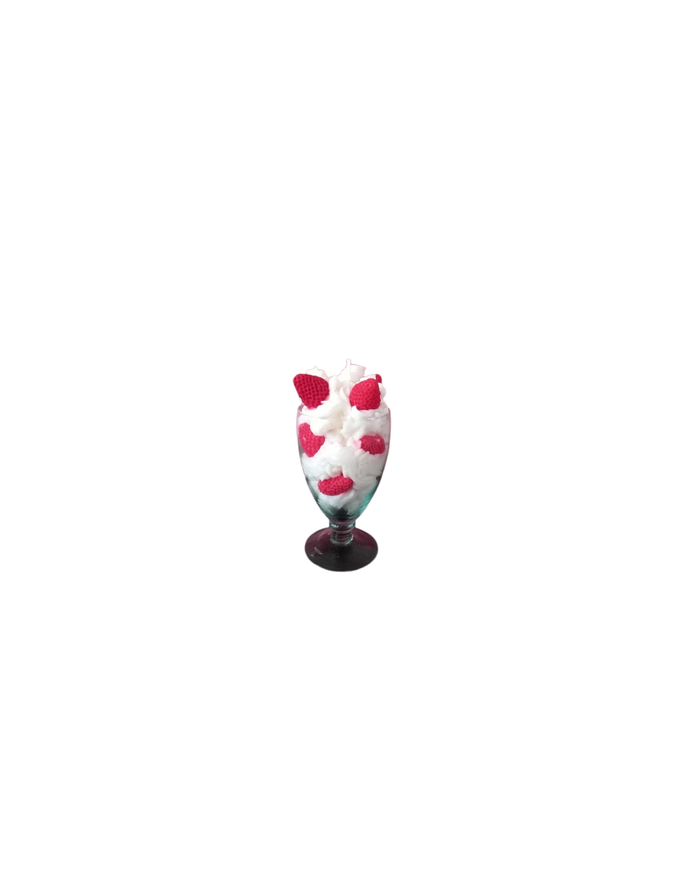 Vela fresas con crema