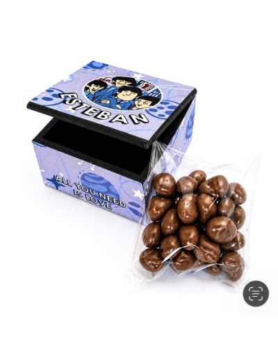 Caja De Chocolates Personalizada En Madera | Regalo Original