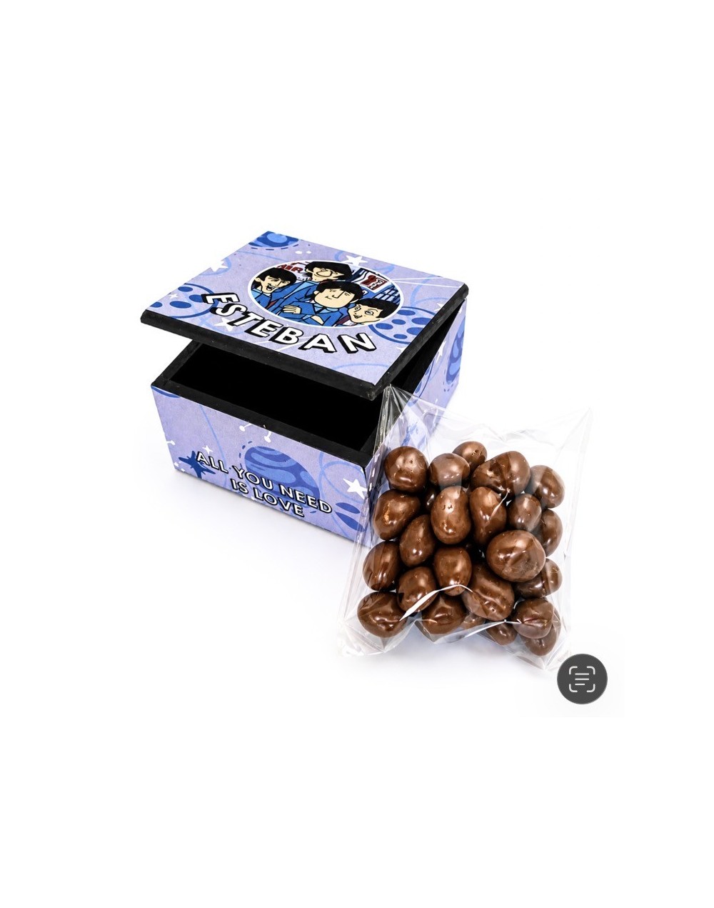Caja De Chocolates Personalizada En Madera | Regalo Original