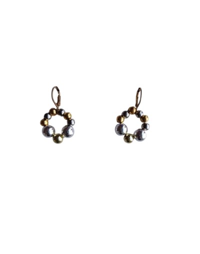 Aretes Acerinas Doradas y Plateadas