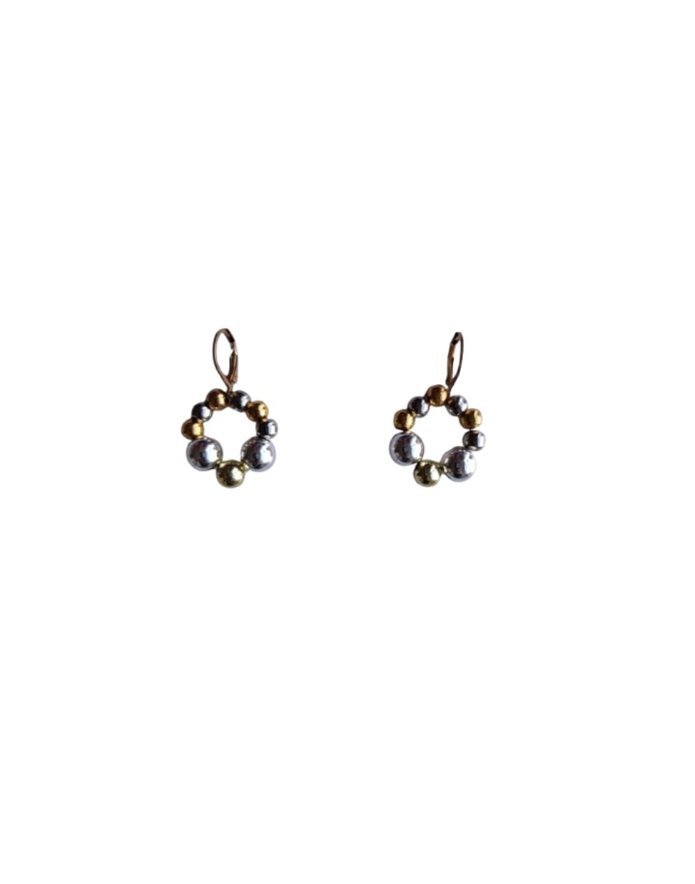 Aretes Acerinas Doradas y Plateadas