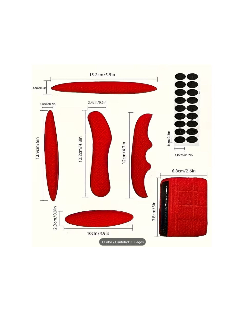 Juego de Almohadillas Internas para Casco de Bicicleta