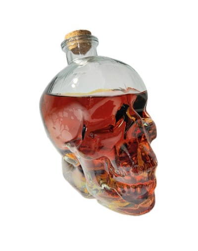 LICORERA CALAVERICA DE VIDRIO