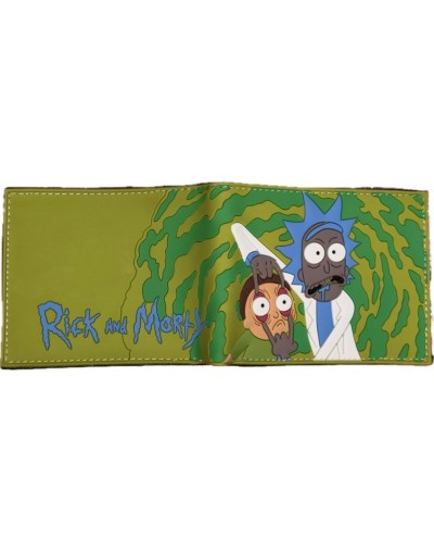 BILLETERA RICK AND MORTY VERDE
