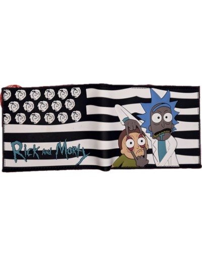 BILLETERA RICK AND MORTY  B\W