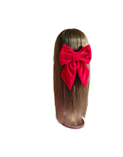 Moño en Terciopelo con hebilla 