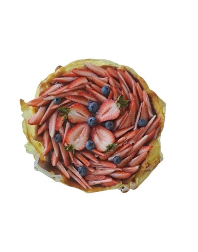 Cheescake vasco de frutos rojos 