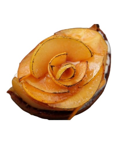 Tartaleta de flor de durazno 