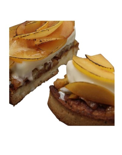 Tartaleta de flor de durazno 