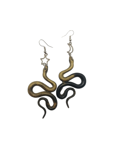 Aretes Serpiente