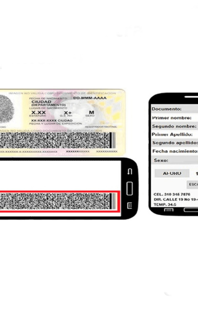 App para capturar la información de un visitante con el código de sus cédula