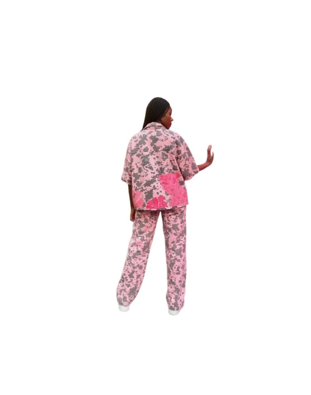 CHAQUETA COW PINK VIDA