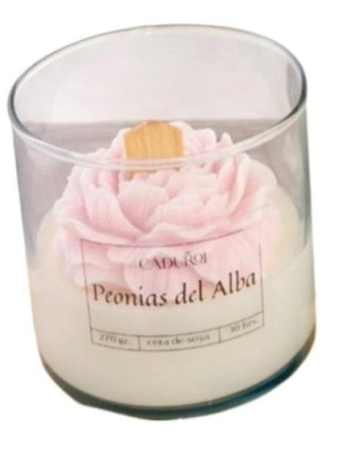 Vela Peonías del Alba