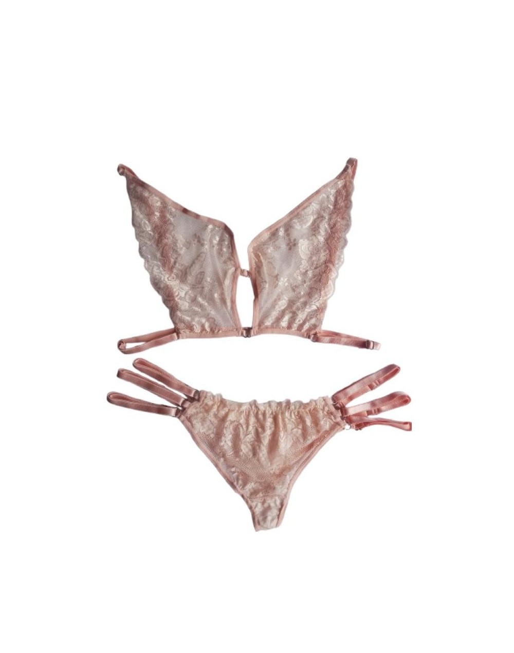 Set Gabriela | Bralette Ancho en Encaje | Candy Variedades ED