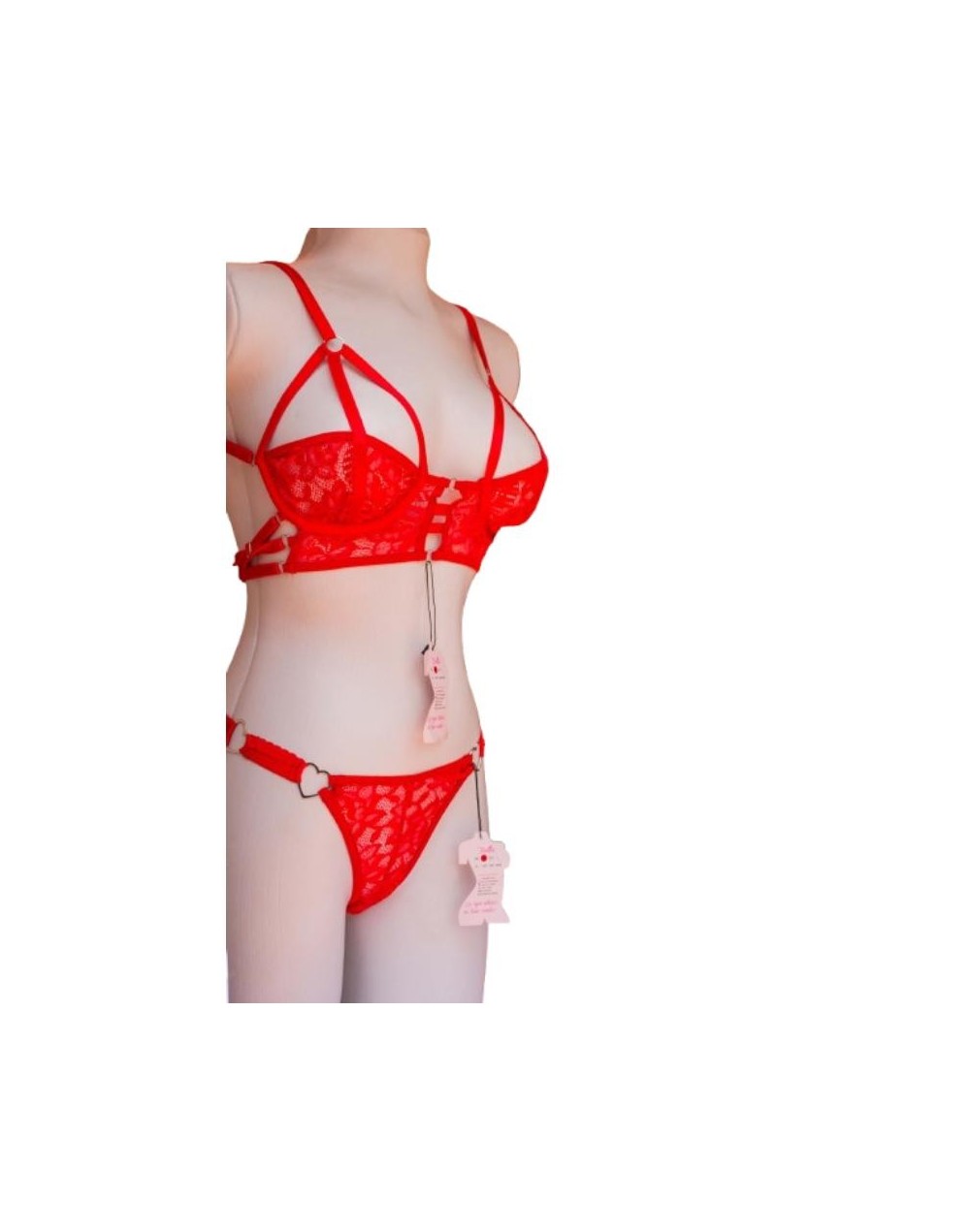 Set Victoria | Bralette en Encaje con Varilla | Candy Variedades ED
