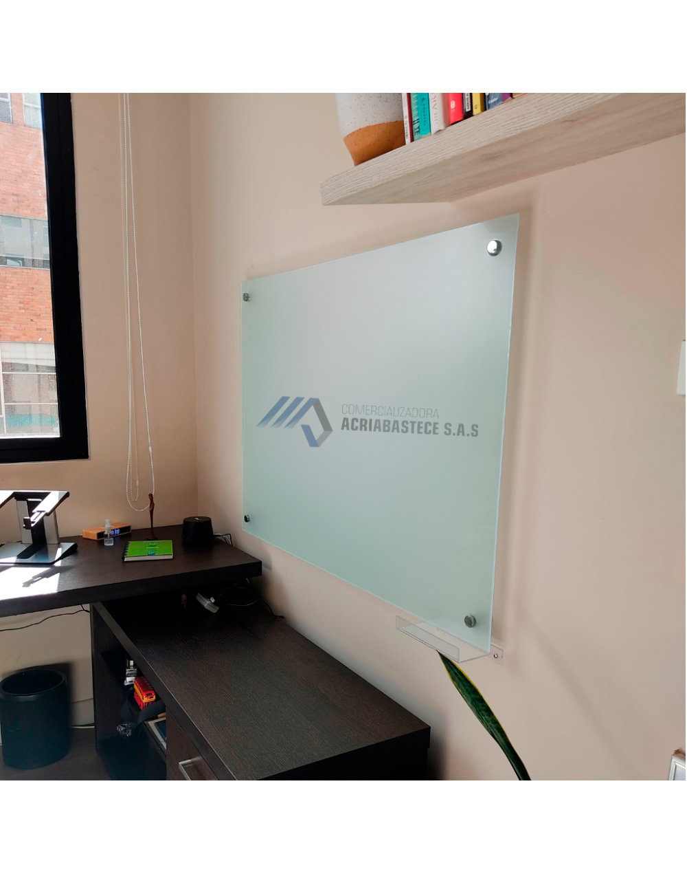Tablero Vidrio Templado 1.20x0.80 mt | Acriabastece