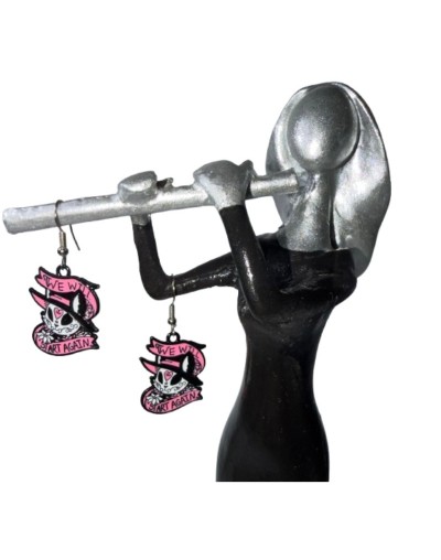 ARETES EN FANTASIA GATO CALAVERICO