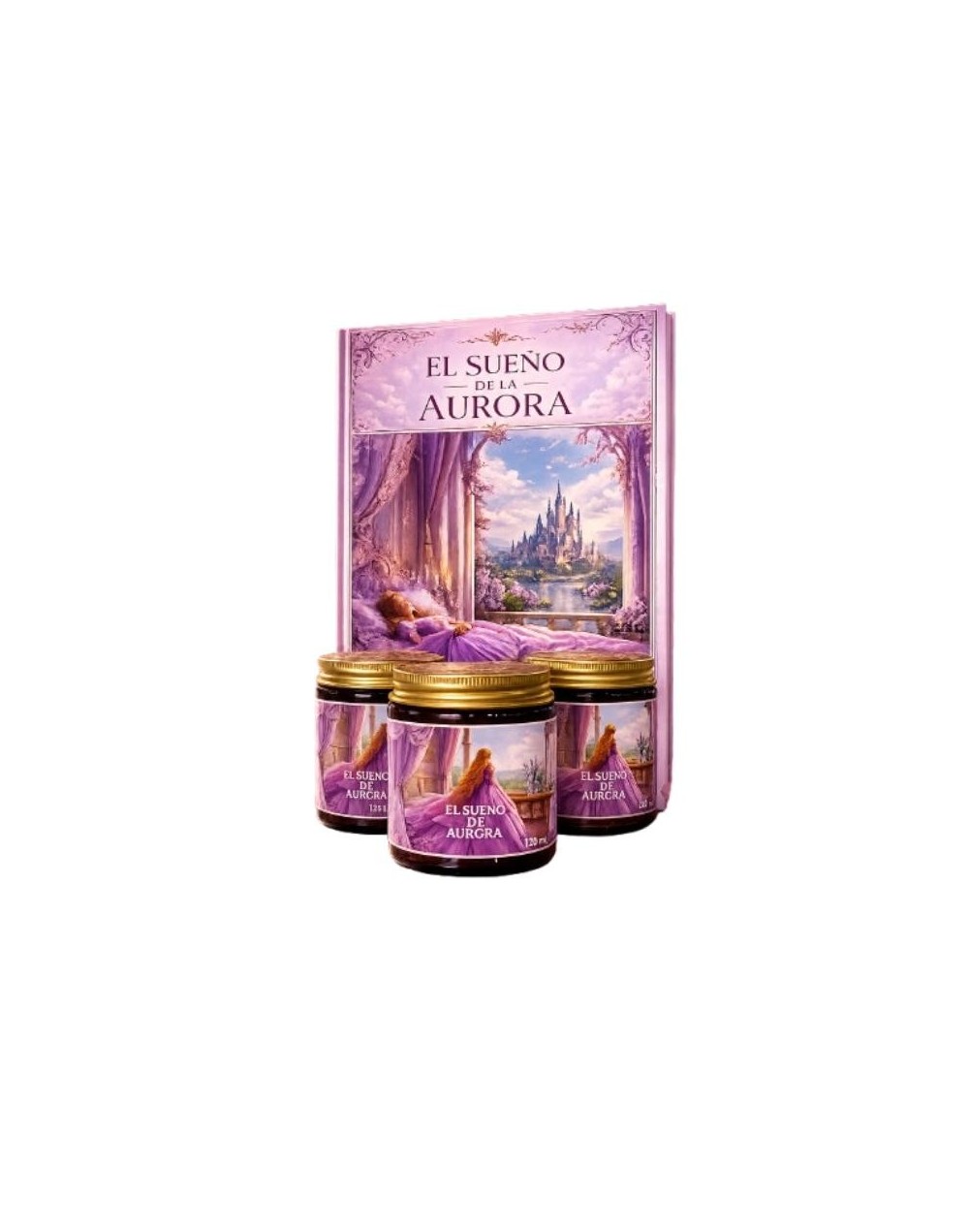 LIBRO TRANSFORMADO EN VELA EL SUEÑO DE AURORA