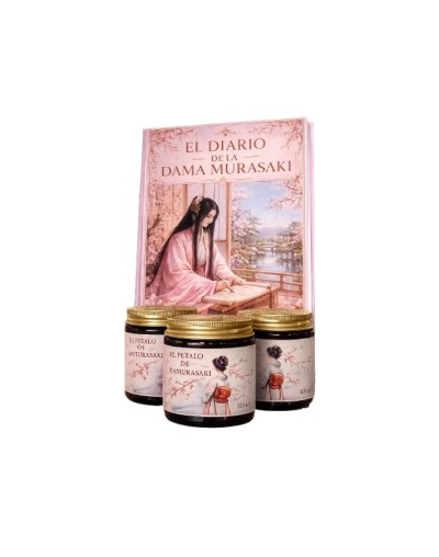 LIBRO TRANSFORMADO EN VELA DAMA MURISAKI