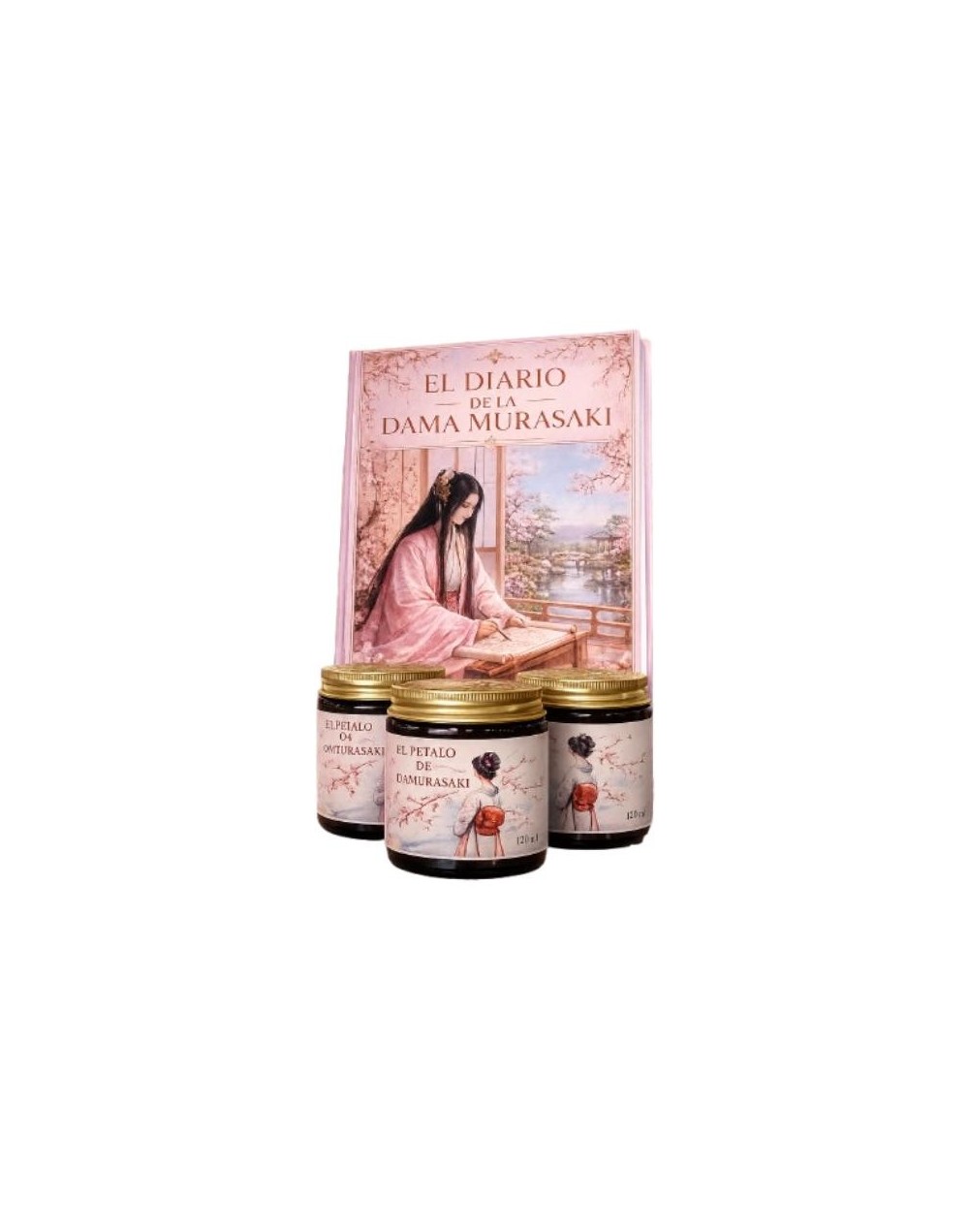 LIBRO TRANSFORMADO EN VELA DAMA MURISAKI