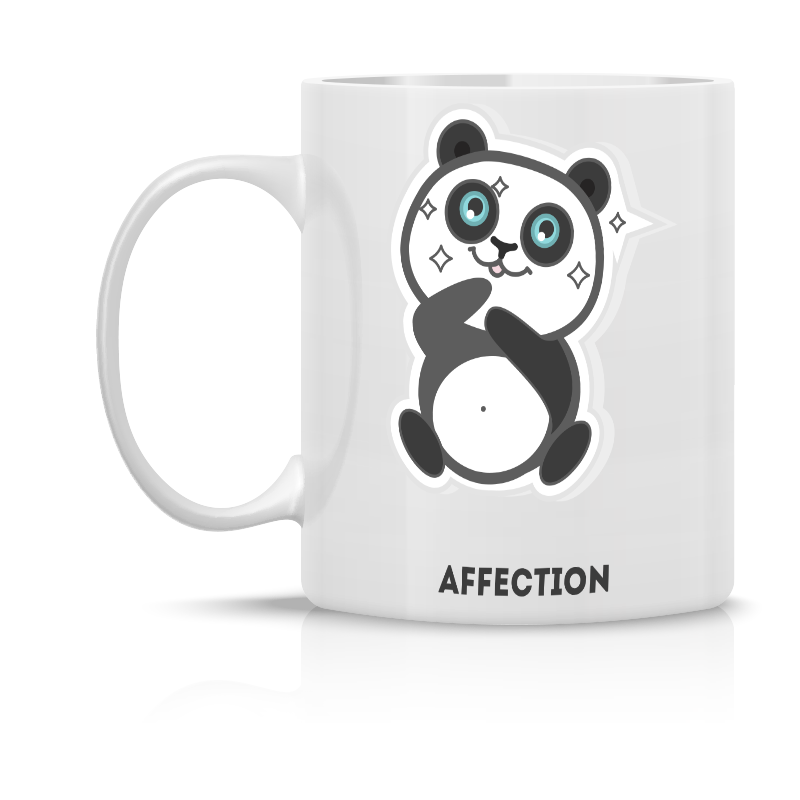 Mug personalizado panda