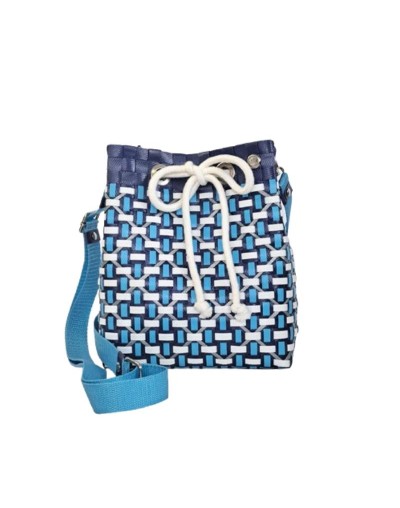 Mochila Septimazo Azul Profundo y Celeste (Pieza Única)