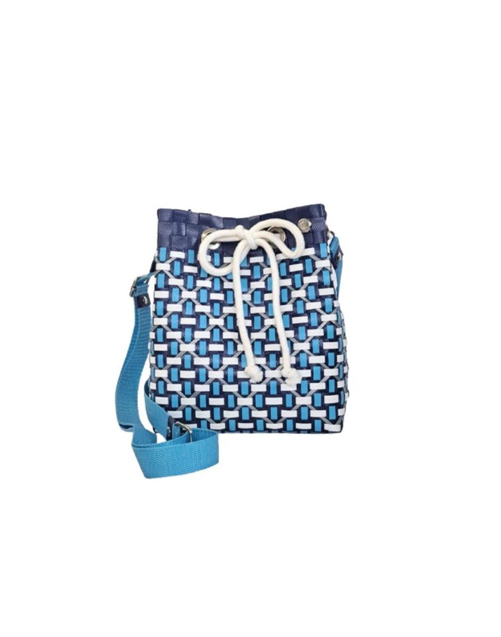 Mochila Septimazo Azul Profundo y Celeste (Pieza Única)