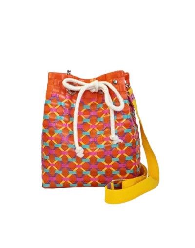 Mochila Septimazo Naranja y Amarillo Neón (Pieza Única)
