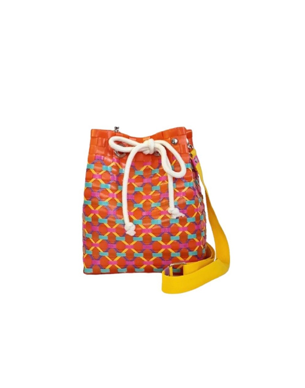 Mochila Septimazo Naranja y Amarillo Neón (Pieza Única)