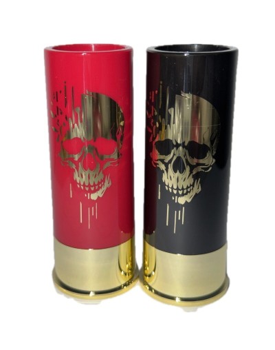 COPITAS DE SHOT CALAVERICAS ROJA Y NEGRA