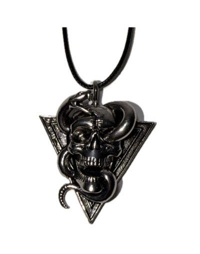 COLLAR EN ZAMAC TRIANGULO CALAVERICO