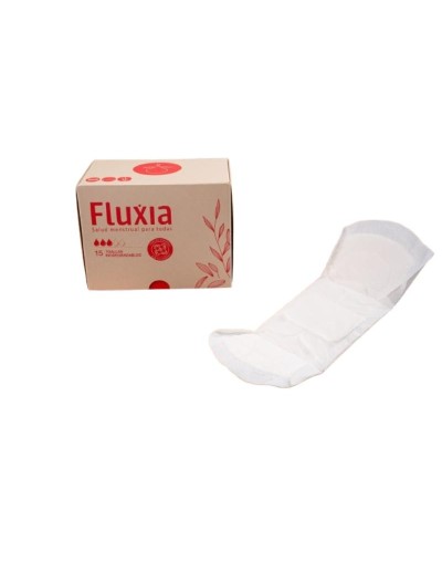 Toallas Higiénicas Biodegradables de Bambú x15 | Fluxia