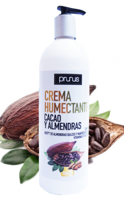 Crema Humectante Cacao y Almendras 480mL